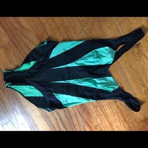 Vintage Striped Bathing Suit